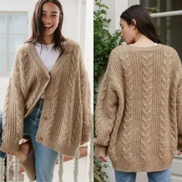 Jenni Kayne Cable Cocoon Cardigan - Picture 2 of 3